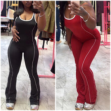 Load image into Gallery viewer, Summer is that you Sleeveless Sexy bodycon Jumpsuit
