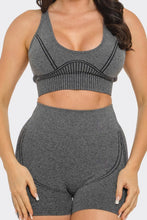 Load image into Gallery viewer, Seamless Bra Top and Butt Lift Short set

