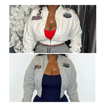 Load image into Gallery viewer, Major league cotton fleeced jacket
