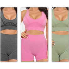 Load image into Gallery viewer, Seamless Bra Top and Butt Lift Short set
