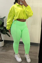 Load image into Gallery viewer, The Come up Two Piece Women&#39;s Zip and Elastic-Cinched Waist Oversized Set
