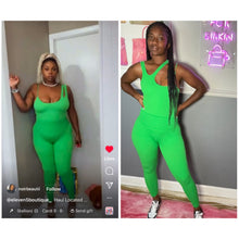 Load image into Gallery viewer, Don’t Cross Me legging Set (Green)
