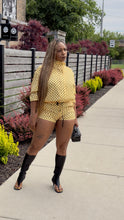 Load image into Gallery viewer, Right On Trend Polka Dot Jacket Shorts Set
