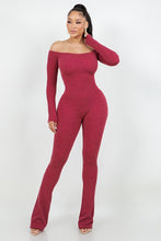 Load image into Gallery viewer, Lace up luxe Ribbed Jumpsuit
