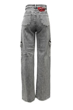 Load image into Gallery viewer, Patched Denim Jeans
