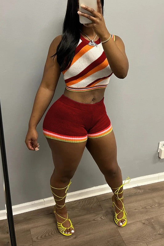 Summer time fine Short Set