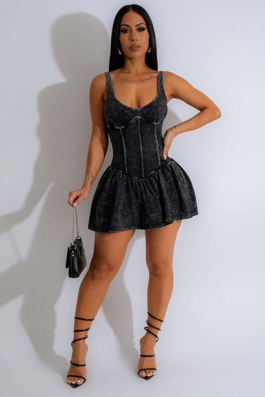 Retro Women's Flare Tennis Dress